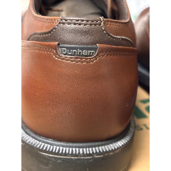 Dunham Brown Leather Oxford Shoes Men’s 9 6E Wide - Picture 6 of 9
